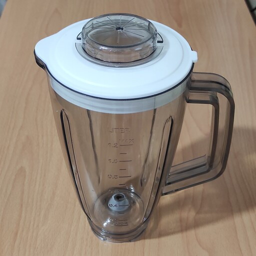 پارچ مخلوط کن پارس خزر p300 شفت کوتاه رنگ دودی