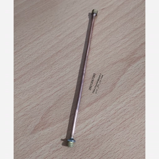 شمعک سماور گازی  مدل ساده  ( طول  17 سانتیمتر  *  قطر دنده  8 میلیمتر )