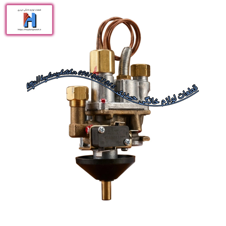 شیر ترموستاتیک اجاق گاز فردار ( میکرو سوئیچ دار - آکس 8 ) کد 02